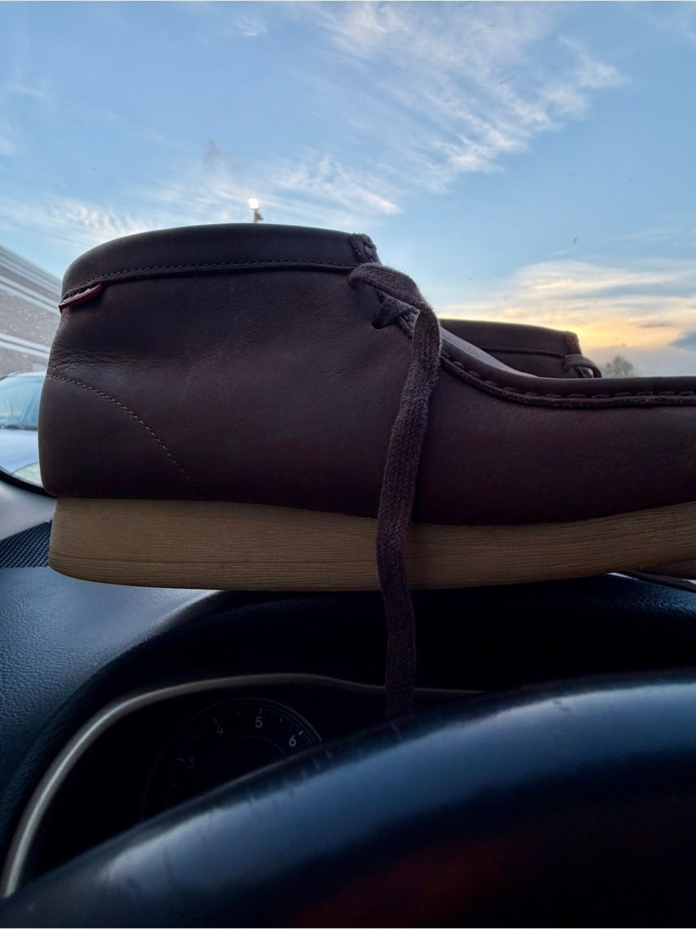 Clarks Men's Chukka Boots in Dark Brown Suede - Picture 6 of 10